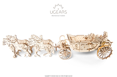 Сборная модель Королевская карета (лимитированная коллекция) UGEARS