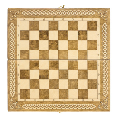 Шахматы + Шашки + Нарды 3 в 1 "Амбассадор 5", 50 см, ясень, Partida