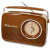 Радиоприёмник Roadstar TRA-1957N/WD, коричневый