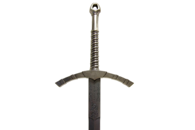 Макет. Средневековый меч (XIV век) с ножнами, никель