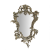 Настенное зеркало в раме "Дон Жоан", золото