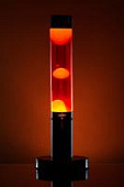 Лава лампа Amperia Slim Black Желтая/красная (39 см)