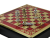Шахматный набор "Рококо" (45х45 см), доска красная