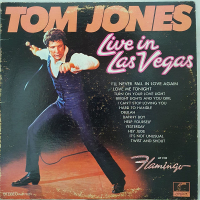 Виниловая пластинка Tom Jones, Том Джонс; Live In Las Vegas, бу