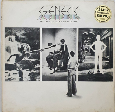 Виниловая пластинка Genesis, Генезис; The Lamb Lies Down On Broadway (2 пластинки), бу