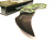 Нож керамбит Z-Hunter Hawkbill зомби-череп, зеленый, SE-952GNSC