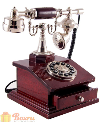 Ретро телефон с ящиком для записной книжки, Бюрократ