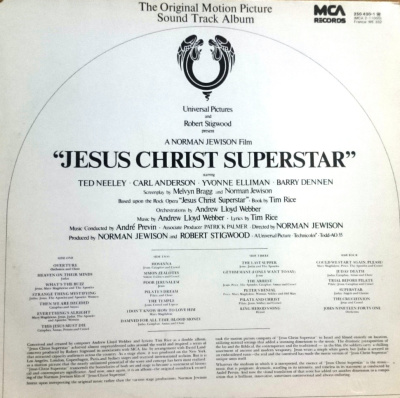 Виниловая пластинка Иисус Христос Суперзвезда, 2*LP, MCA, бу
