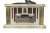 Колонка-граммофон с металлической трубой, Радио/BT/USB/AUX, белый, Фонограф 1901