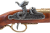 Макет. Кремневый пистоль (Франция, 1872 г.), латунь