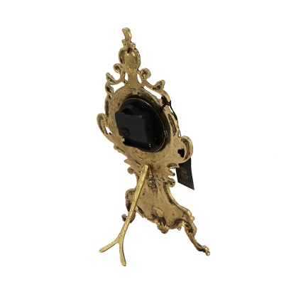 Каминные часы (плоские) с канделябрами "Каранка", золото