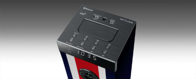 Музыкальная Hi-Fi система Muse M-1280BTK, флаг, черный