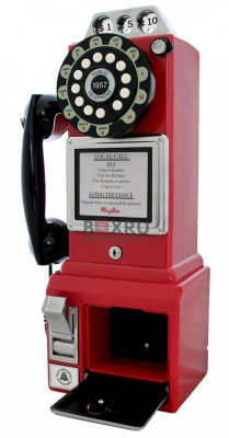 Ретро-телефон Playbox PUBLIC PHONE, PBT-11, красный