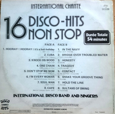 Виниловая пластинка Диско Хитс нон-стоп, 1979, бу