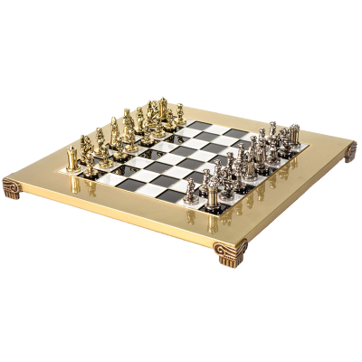 Шахматный набор "Византийская Империя" (20х20 см), доска черно-белая