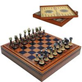Шахматы "Классика Стаунтон" (комплект с нардами и шашками), Italfama