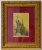 Картина на сусальном золоте «Памятник князю Владимиру Великому на фоне Кремля»