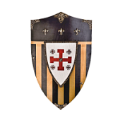 Щит рыцарей Ордена Святого Гроба Господнего Иерусалимского, геральдический большой