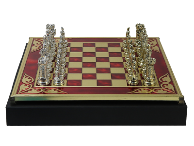 Шахматный набор "Мария Стюарт" (45х45 см), доска красная