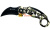 Нож керамбит Z-Hunter Hawkbill череп, серый, SE-952GYSC