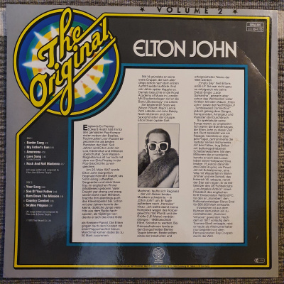 Виниловая пластинка Elton John, Элтон Джон; The oiginal Volume 2, бу