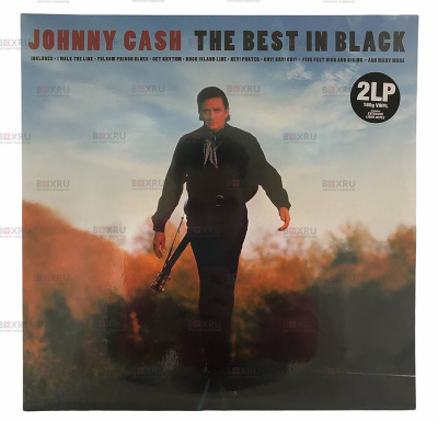 Виниловая пластинка Джонни Кэш JOHNNY CASH double Vinyl Album The Best In Black (2 пластинки), новая
