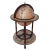 Глобус-бар напольный, сфера 42 см (современная карта мира на английском языке) арт.JG-42001-N