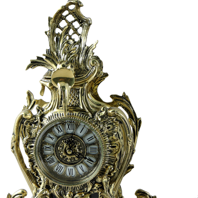 Каминные часы с маятником и канделябрами "Кассиопея"