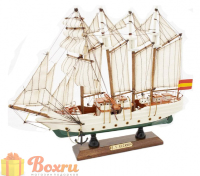 Сувенирная модель парусного корабля "Элькано" Esteban Ferrer ( 111011 ) 31*25*5,5см