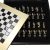 Шахматный набор "Античные войны" (28х28 см) доска черно-белая