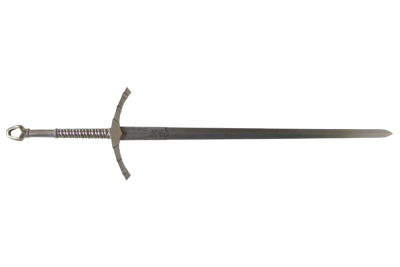 Макет. Средневековый меч (XIV век) с ножнами, никель