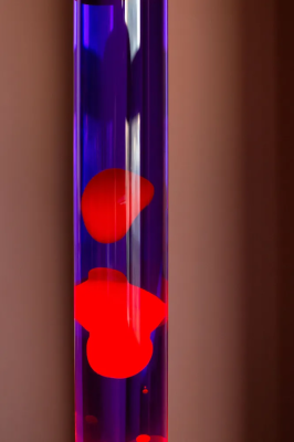 Напольная Лава лампа Amperia Colossus Оранжевая/Фиолетовая (130 см)
