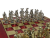 Шахматный набор "Рококо" (45х45 см), доска красная