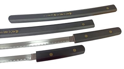 Набор самурайских мечей из 2шт, SC701BK2-E