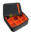Шкатулка LC Designs для хранения запонок арт.70834, черная с оранжевым