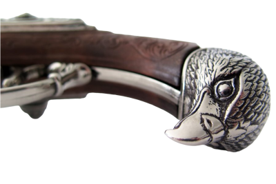 Макет. Кремневый 4-х ствольный пистоль (Франция, XVIII век)