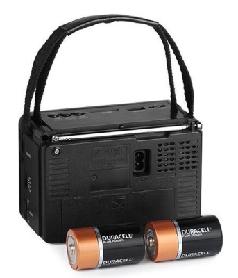 Радиоприемник Ricatech PR75, USB SD, черный