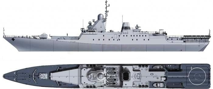 Модель Фрегат Адмирал Григорович, BT0044P