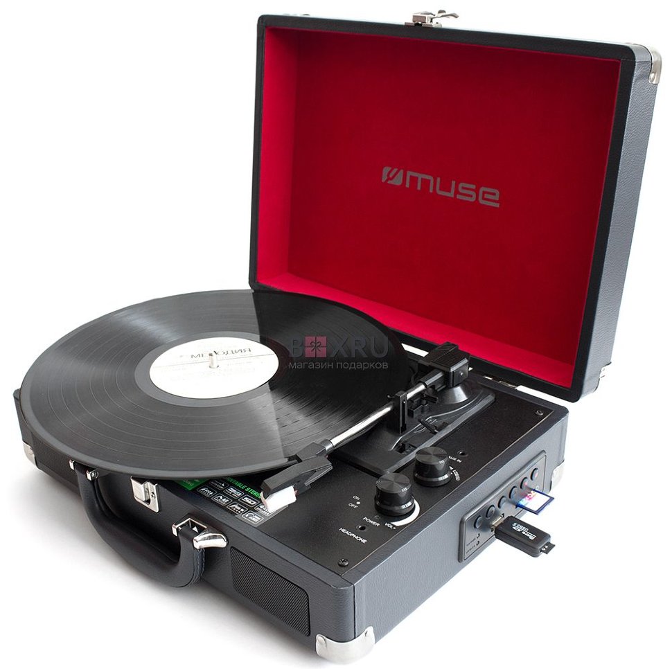 Виниловый проигрыватель Muse MT-101DB, синий