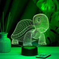 3D ночник Черепашка