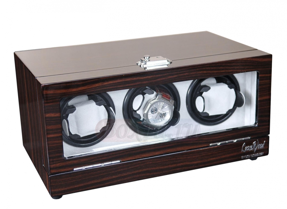 Шкатулка для подзавода 3х часов Luxewood LW503-5