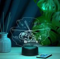 3D ночник Ми-8 гражданская версия