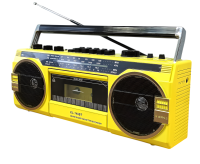 Ретро-магнитофон  EL-149BT "Ghettoblaster", желтый