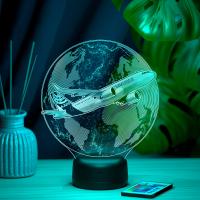3D ночник Небесный дельфин - Airbus 320