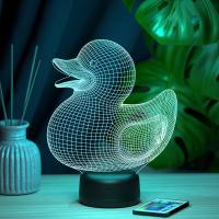 3D ночник Уточка