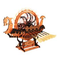 Деревянный механический конструктор Корабль Викингов Дракон Robotime Viking Dragon Ship
