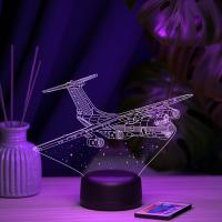 3D ночник Самолет ИЛ-76