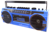 Ретро-магнитофон  EL-149BT "Ghettoblaster", синий