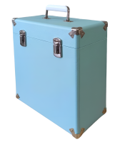Кейс для виниловых пластинок BOX, голубой, BOX-BL