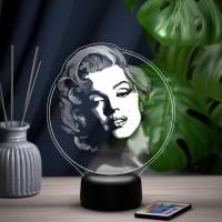 3D ночник Мэрилин Монро